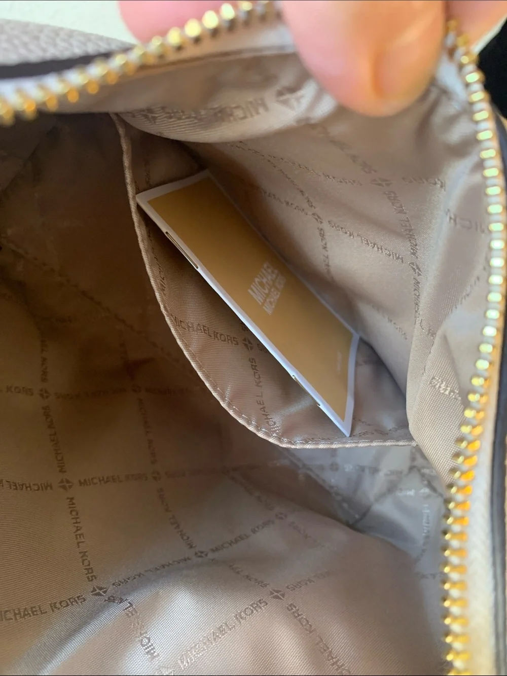 Michael Kors Ember Small Women Leather Messenger Shoulder Handbag Optic White